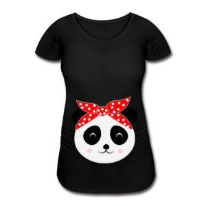 Schwangerschafts T-Shirt „Süßer Pandabär“