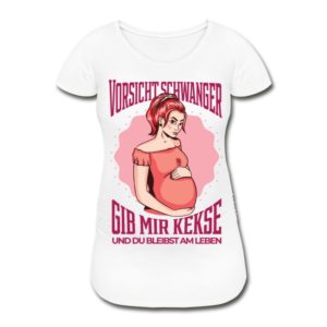Schwangerschafts T-Shirt „Gib mir Kekse“