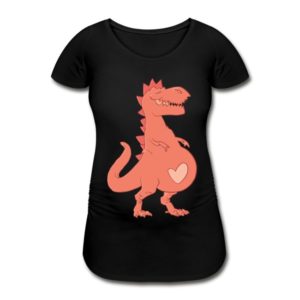 Schwangerschafts T-Shirt „Schwangerer Dinosaurier“