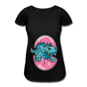 Schwangerschafts T-Shirt „Süßer Dinosaurier“