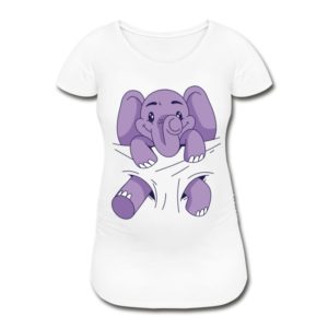 Schwangerschafts T-Shirt „Niedlicher Elefant“