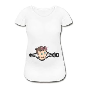 Schwangerschafts T-Shirt „Mädchen-Motiv“