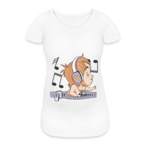 Schwangerschafts T-Shirt „Baby hört Musik“