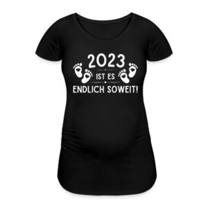Schwangerschafts T-Shirt „2023 ist es endlich soweit“